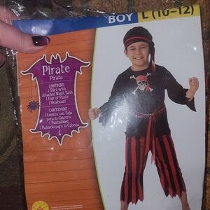 Pirate Costume for Kids - Black and Red